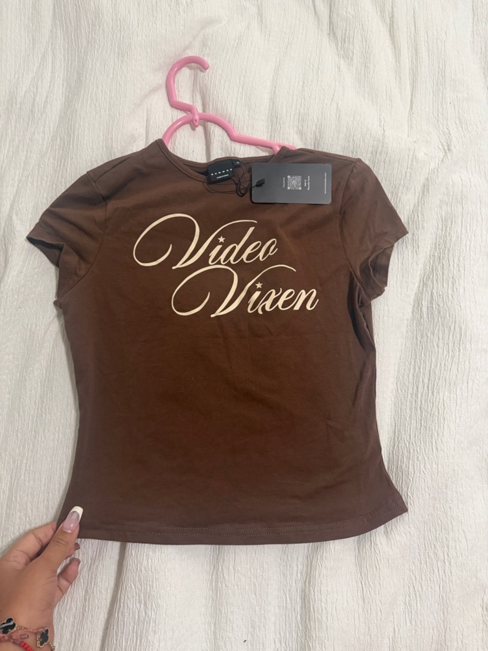 Video Vixen Short Sleeve Tee - Brown